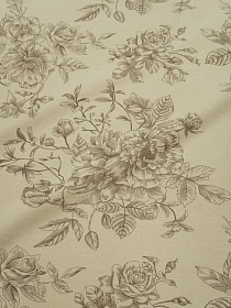 Теплый хлопок "Донна Роза" цв.бежево-оливковый, СОРТ2, ш.1.5м, хлопок-100%, 160гр/м.кв