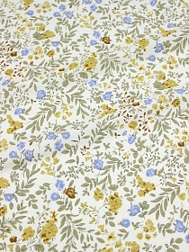 Сатин "Цветики степные", ш.2.35м, хлопок-100%, 110гр/м.кв