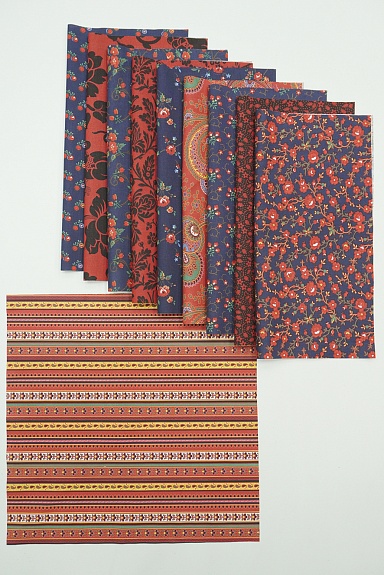 Набор тканей для рукоделия "Наследие мануфактур", 35*35 см, 10 шт