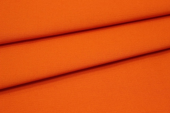 Саржа цв.Темно-оранжевый, ш.1.5м, хлопок-100%, 260гр/м.кв