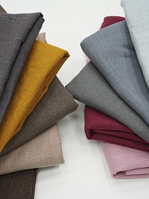 Комплект лоскута 1кг Лён однотонный