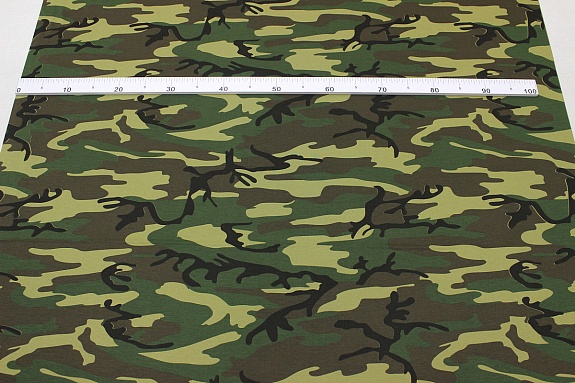 Футер 2-х нит.начес "Камуфляж", СОРТ2, ш.2.12м(1,06м*2чул), Карде/Ое, хл-90%, пэ-10%, 180гр/м.кв