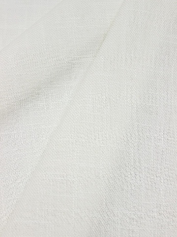 Мерный лоскут Конопля с хлопком-диагональ цв.Белый, ш.1.4м, конопля-80%, хлопок