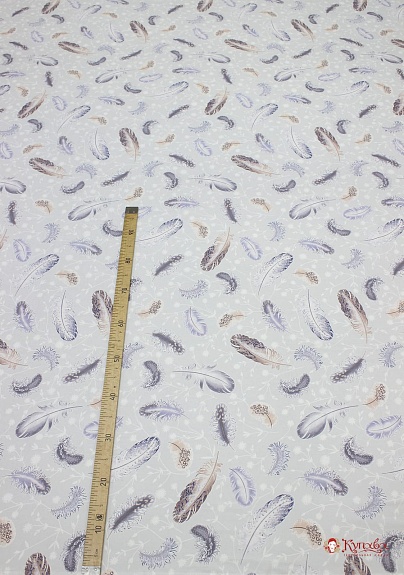 Перкаль "Перья", ш.2.2м, хлопок-100%, 115гр/м.кв