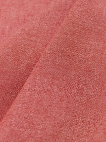 Вареный (стираный) хлопок цв.Коралловый розово-оранжевый меланж, ш.2.5м, хлопок-100%, 125гр/м.кв