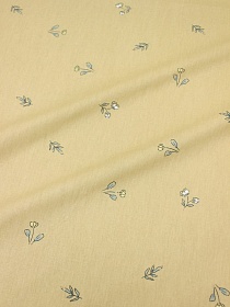 Сатин "Аэлита" цв.бежево-желтый, ш.2.35м, хлопок-100%, 110гр/м.кв