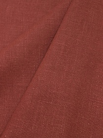 Конопля с хлопком-диагональ цв.Винтажный терракотово-коричневый, СОРТ2, ш.1.4м, конопля-80%, хл-20%