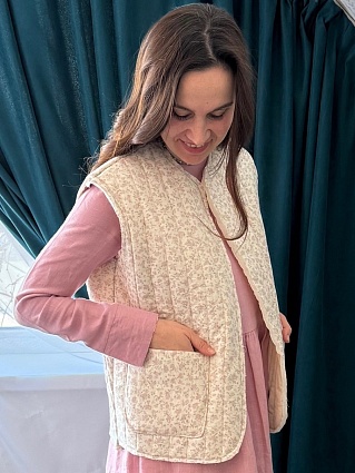 Жилет из хлопкольна с вискозой "Милли"