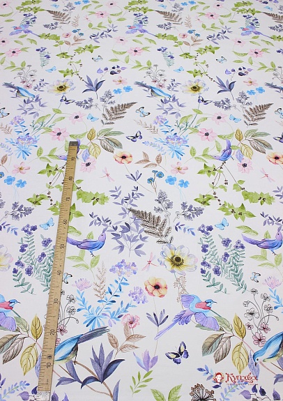 Перкаль "Каролина" цв.белый, ш.2.2м, хлопок-100%, 110гр/м.кв