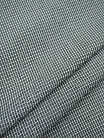 Пестрядь "Мелкая белая клетка на сером", СОРТ2, ш.1.45м, хлопок-95%, п/э-5%, 150гр/м.кв