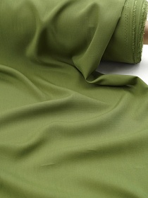 Штапель цв.Темный кленово-зеленый, ш.1.45м, вискоза-100%, 110гр/м.кв