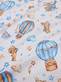 Перкаль "Встреча со звездами", ш.1.5м, хлопок-100%, 105гр/м.кв