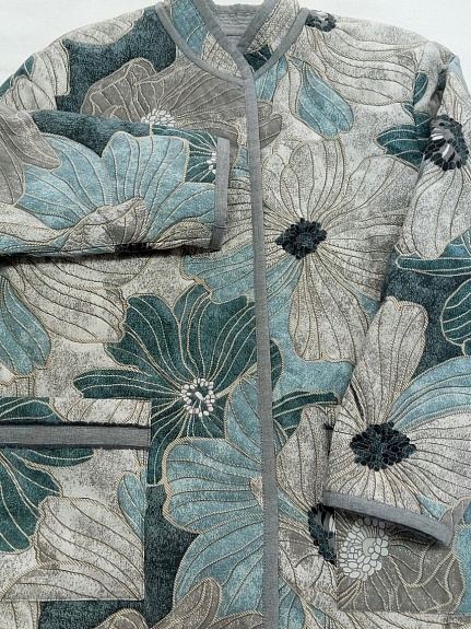 Куртка из перкали "Цветочная муза"