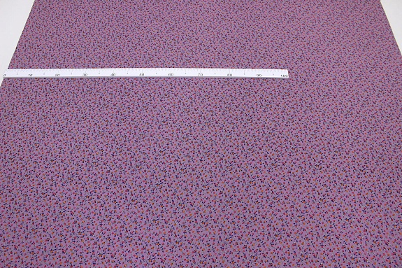 Штапель Премиум "Кукольная нежность" цв.лиловый, ш.1.42м, вискоза-100%, 120гр/м.кв
