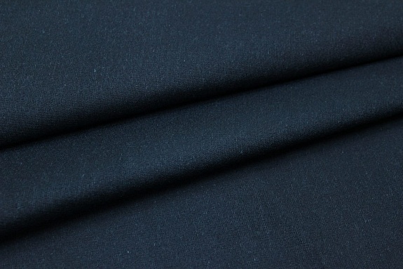 Бархат (микроворс) цв.Черная морская волна, СОРТ2, ш.1.45м, хлопок-95%, лайкра-5%, 270гр/м.кв