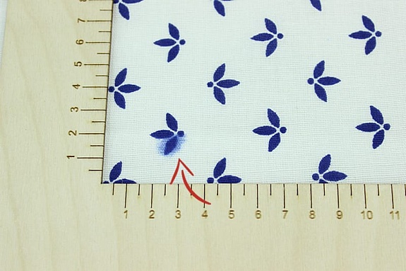 Полулен "Гжель по кайме" цв.белый, СОРТ2, ш.1.5м, лен-30%, хлопок-70%, 140гр/м.кв