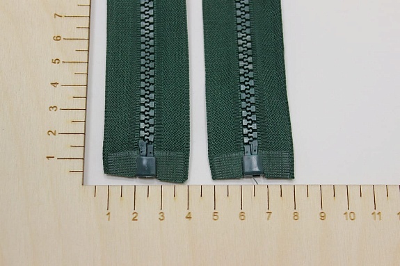 Молния тракторная №5 цв.темно-зеленый, 65см