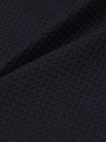 Вафельное премиум-полотно "Italy" цв.Черный с серым оттенком, ш.1.5м, хлопок-100%, 240гр/м.кв