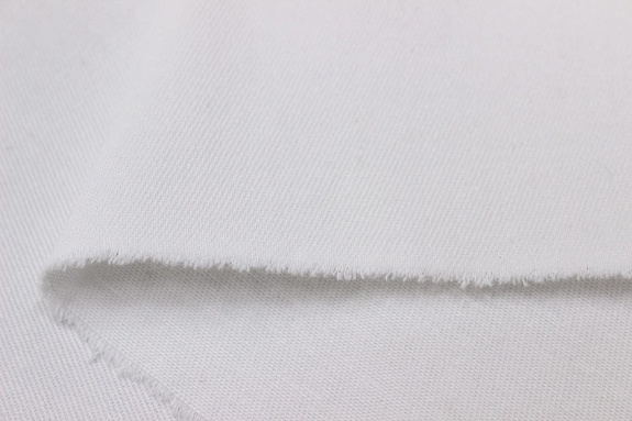 Саржа цв.Белый, ш.1.5м, хлопок-100%, 250гр/м.кв