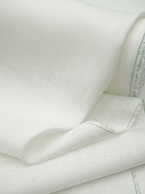 Лен костюмный цв.Белый, ш.1.5м, лен-100%, 190гр/м.кв