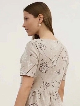 Платье из полульна "Воздушный одуванчик"