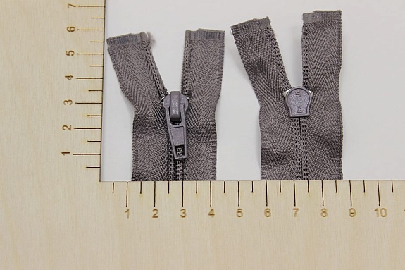 Молния спиральная №5 цв.серо-сиреневый флёр, 70см