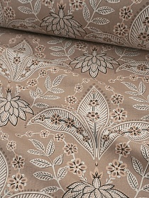 Бязь "Сказочная флора", ш.1,5м, хлопок-100%, 135гр/м.кв