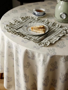 Скатерть из хлопкольна "Воздушный комплимент"