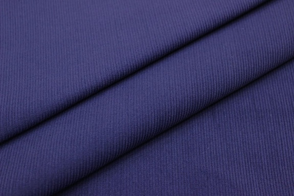 Микровельвет цв.Сине-фиолетовый флер, ш.1.45м, хлопок-100%, 190гр/м.кв