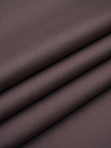 Импортный хлопок цв.Т.кофейно-лиловый, ш.1.55м, хлопок-100%, 120гр/м.кв