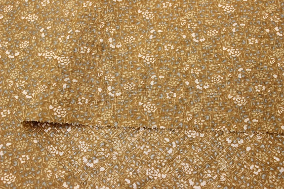 Мерный лоскут (ткань в отрезах) - Импорт. хлопок (ситец) "Ульяна" цв.орех, ш.1.48м, хл-100%