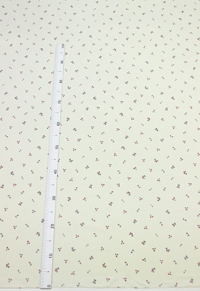 Сатин "Кукольные вишенки", ш.2.35м, хлопок-100%, 110гр/м.кв