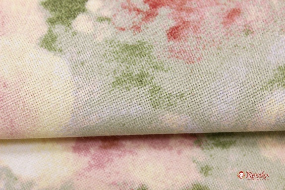 Бязь "Винтажные букеты роз", ГОСТ, ш.2.2м, хлопок-100%, 142гр/м.кв