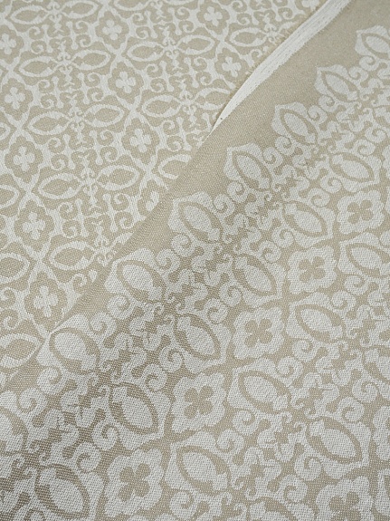 Полульняной жаккард "Сьюзен" цв.суровый, ш.1.6м, лен-56%, хлопок-44%, 210гр/м.кв