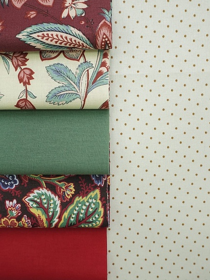 Набор тканей для рукоделия "Царевна", 45см*30см, 6шт