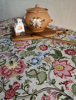 Скатерть из рогожки "Царевна"