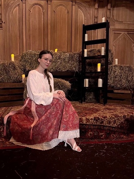 Юбка из перкали "сказка"