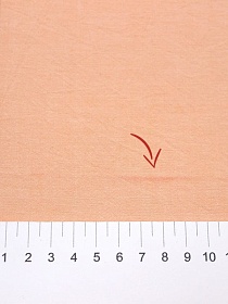 Вареный (стираный) хлопок цв.Персиковый с бежевым оттенком меланж, СОРТ2, ш.2.52м, хл-100%