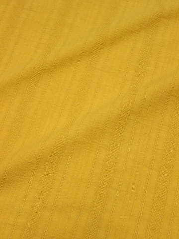 Брак(уценка) Фактурный хлопок "Рельефные полоски" цв.горчично-желтый, ш.1.42м, хл-100%, 110гр/м.кв