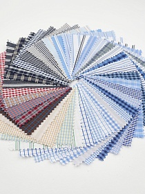 Комплект образцов "Пестроткань сорочечная" №1