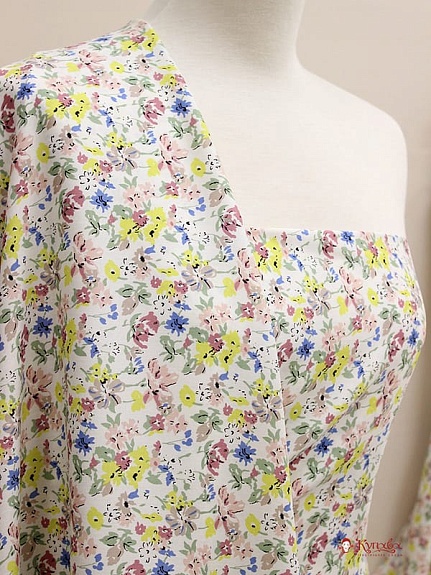 Штапель "Летний день", ш.1.43м, вискоза-100%, 100гр/м.кв