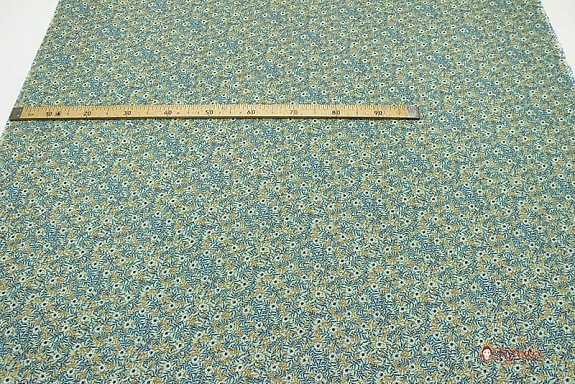 Штапель "Надежда" цв.сухая трава,  ш1.43м, вискоза-100%, 100гр/м.кв 