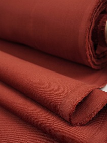 Микровельвет Мини цв.Насыщенный темно-терракотовый, ш.1.45м, хлопок-100%, 140гр/м.кв
