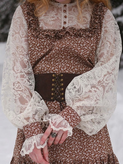 Платье из импортного хлопка "Лесана"