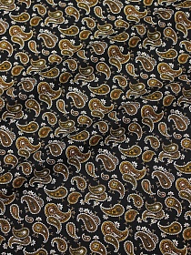 Импорт. хлопок "Горчичные огурчики на черном", ш.1.5м, хл-100%, 100гр/м.кв