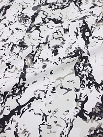 Саржа "Камуфляж - сезоны" цв.белый/серый,  ш.1.5м, хлопок-100%, 260гр/м.кв