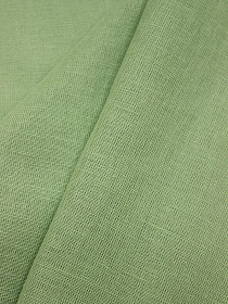 Мерный лоскут (ткань в отрезах) Полулен с умягчением цв.Фисташковое мороженое, ш.1.5м, лен-57%, хлопок-43%, 220гр/м.кв