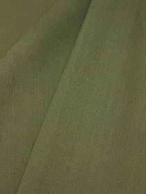Плательная вискоза цв.Темный болотно-зеленый, СОРТ2, ш.1.45м, вискоза-100%, 200гр/м.кв