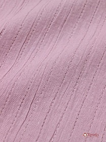 Муслин двухслойный стеганый с эф.жатости цв.Сиренево-розовый туман, ш.1.4м, хлопок-100%, 200гр/м.кв