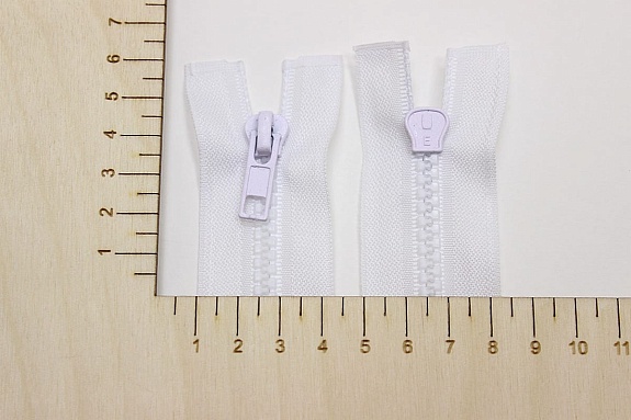 Молния тракторная №5 цв.белый, СОРТ2,   35см#028869